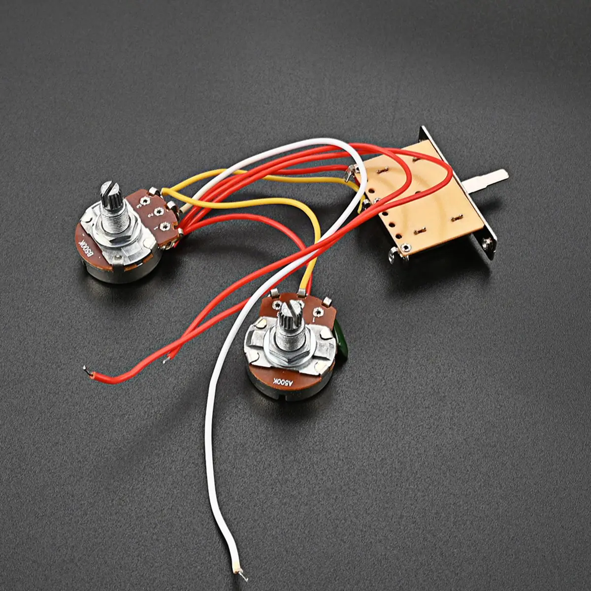 Жгут проводов для гитары с переключателем цветов громкости 1T1V A500K B500K