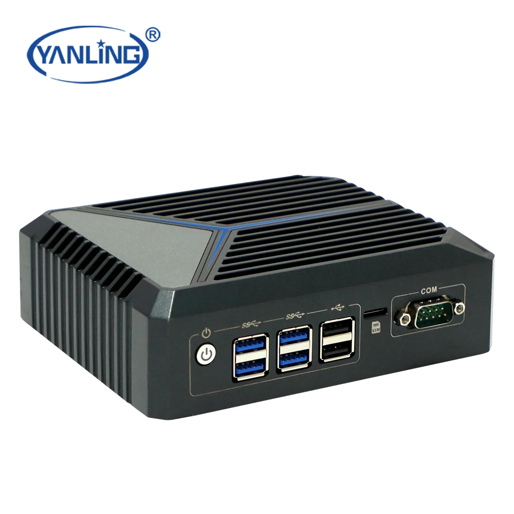 Профессиональный тонкий клиент Cele-ron 12th J6412 промышленный ПК безвентиляторный Linux