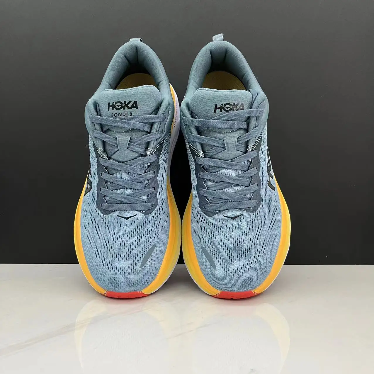 

Unisex ONE ONE Bondi 8 Road Running Shoes Mesh Breathable Jogging Lightweight Sports Casual HOKA Tennis Shoes With Original Box