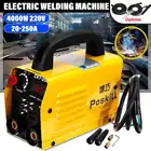 Эффективный инвертор 4000 Вт 200 А постоянного тока, дуговой Электрический сварочный аппарат 220 В MMA, сварочный аппарат для самостоятельной сварки и электрообработки