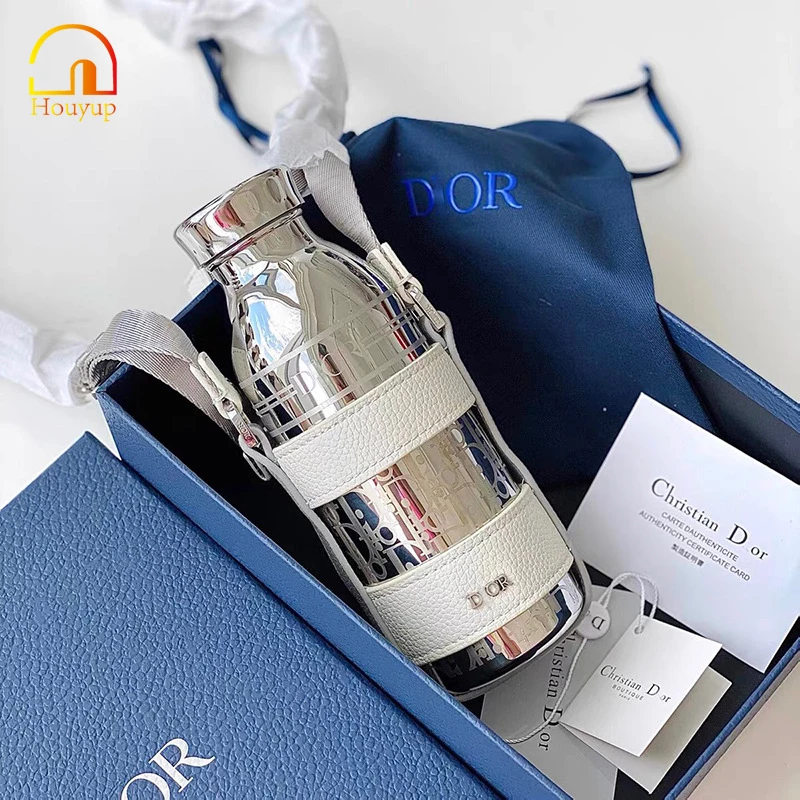 

HOUYUP Stainless Steel Water Bottle Thermos Fashionable Vacuum Outdoor Portable Sports Beverage Bottle Insulation And Cold Gym