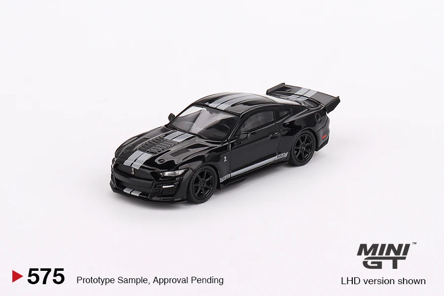 

MINIGT 1:64 Shelby GT500 Dragon Snake Concept Black MGT00575-CH LHD Metal Cast Car Model Vehicle Toys for Children Collectable