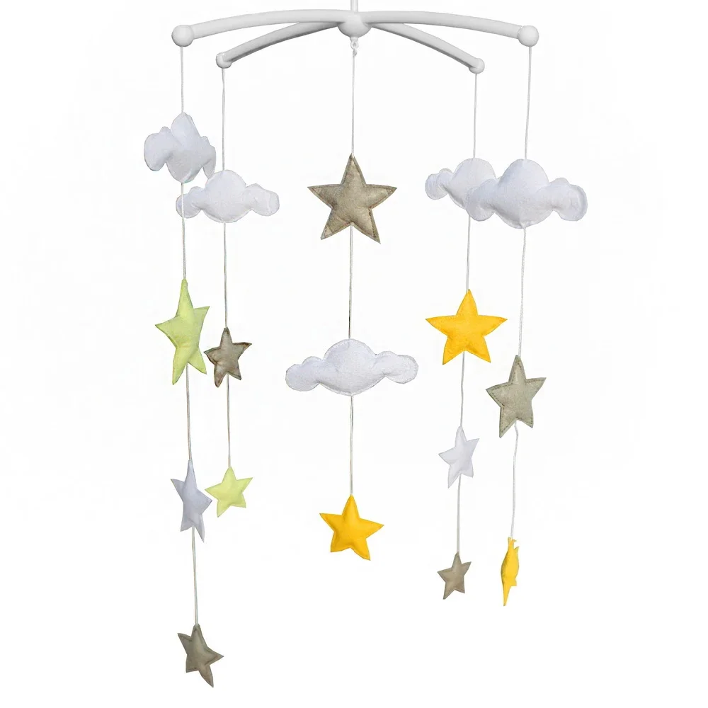 

Star] Baby Crib Rotatable Bed Bell Colorful Baby Toys