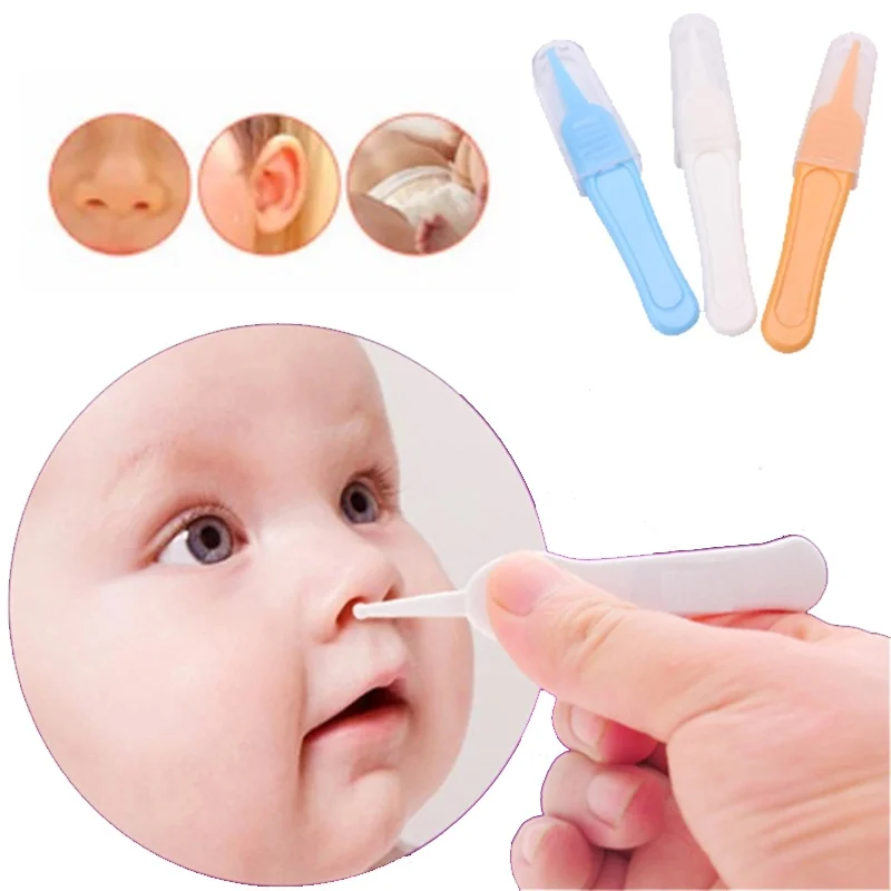 

Baby Dig Booger Clip Infants Ear Nose Navel Clean Tools Kids Safety Tweezers Cleaning Forceps Toddler Nasal Cavity Care Supplies