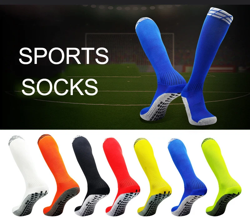 Adult create their breathable antiskid football sock rubber non-slip football stockings male students climbing women Soccer Sock
