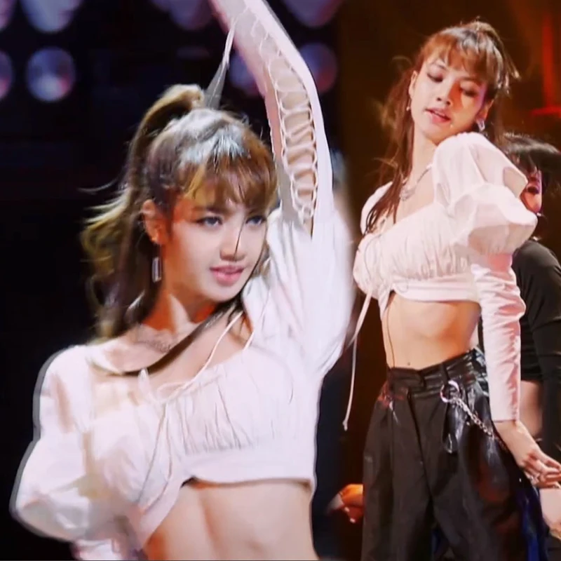 

Костюмы для джазовых танцев DWY7505 для женщин, группа топов, черные брюки, для ночного клуба, для певицы, для современного ГОГО, для полюса, сцен...