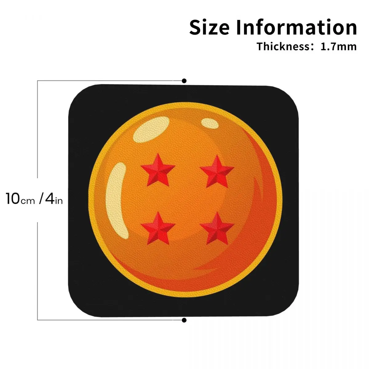 DBZ-подставки с четырьмя звездами Dragonball кухонные салфетки водонепроницаемые