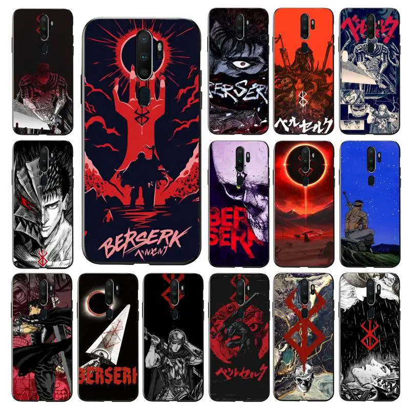 

Anime Berserk Guts Phone Case for Vivo Y91C Y11 17 19 17 67 81 Oppo A9 2020 Realme c3