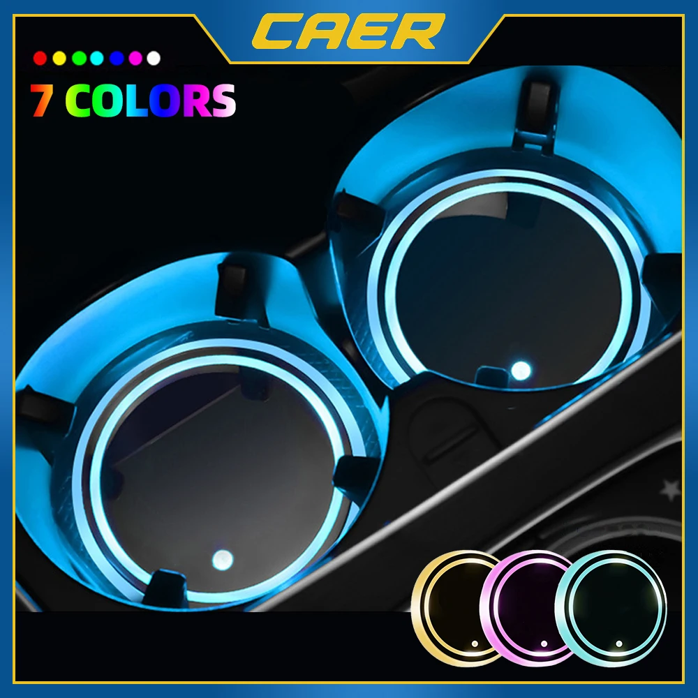 Держатель для стакана светодиодный Яркий светящийся подстаканник воды