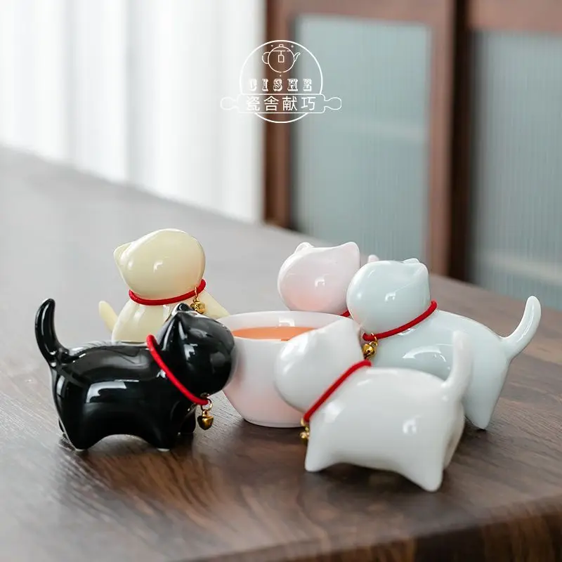 

Special price super cute creative cute tea pet ceramic cute cat tea playing accessories personalized decorations tea