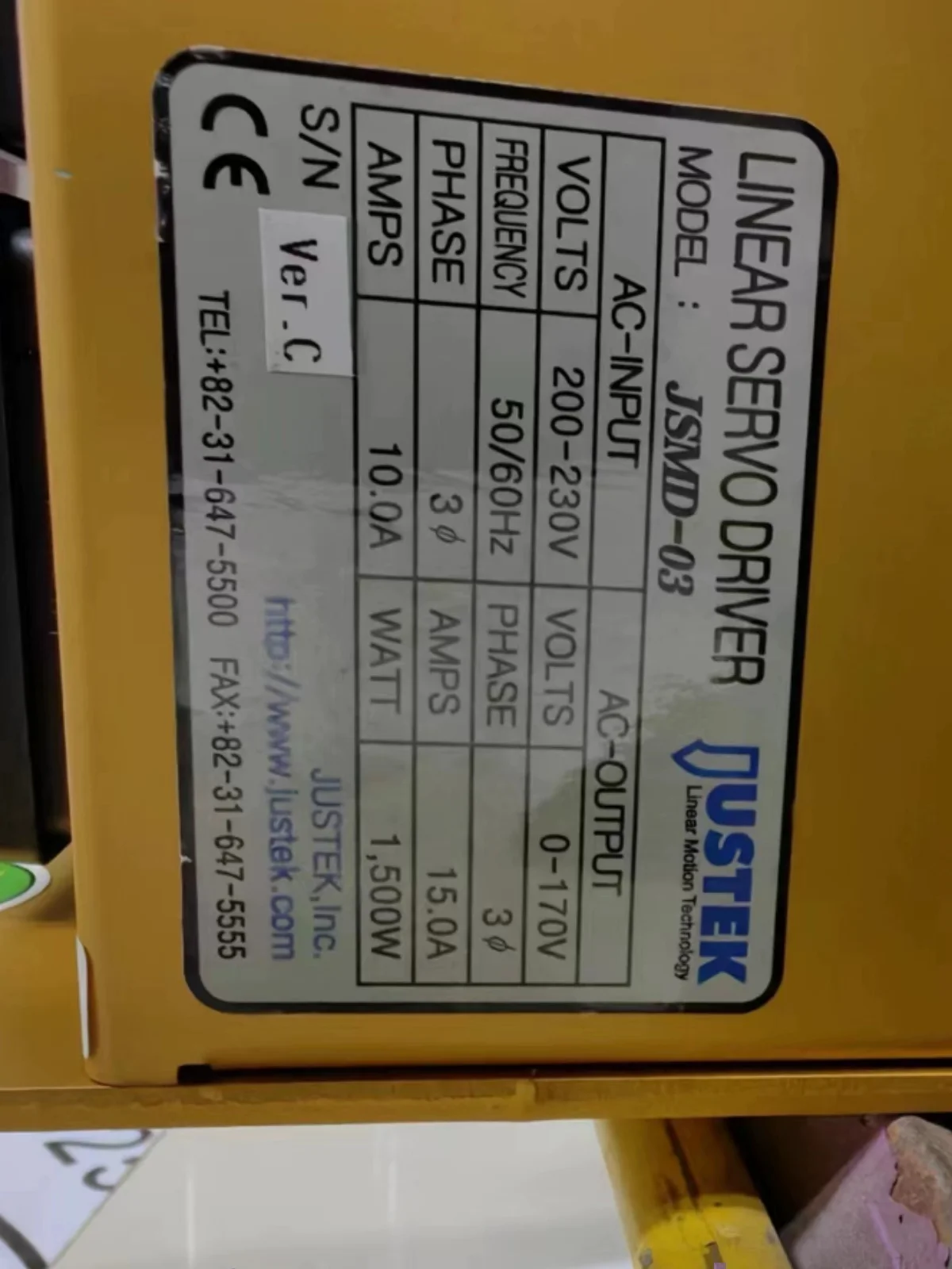 JUSTEK Servo Drive JSMD-03 оригинальный точечный торг