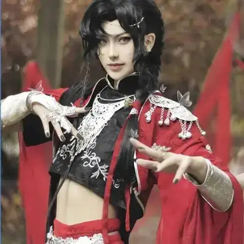 Костюм для косплея TGCF Hua Cheng (полный комплект) по мотивам «Тянь Гуань Ци Фу», Ханьфу Хуа Чэна, платье для косплея «Лулань» (art.: 3920db94162c0) - 3920db94162c0