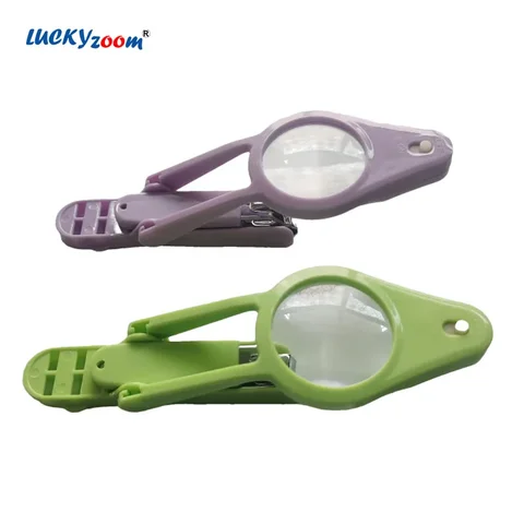 Ручной кусачки для ногтей Лупа 5X LED увеличительное стекло с подсветкой резаки для пожилых детей ножницы для ногтей усилитель лупа