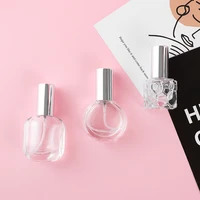 5ml mini transparent glass perfume spray bottle clear glass makeup sub bottling sample bottle for cosmetic travel portable 2022
