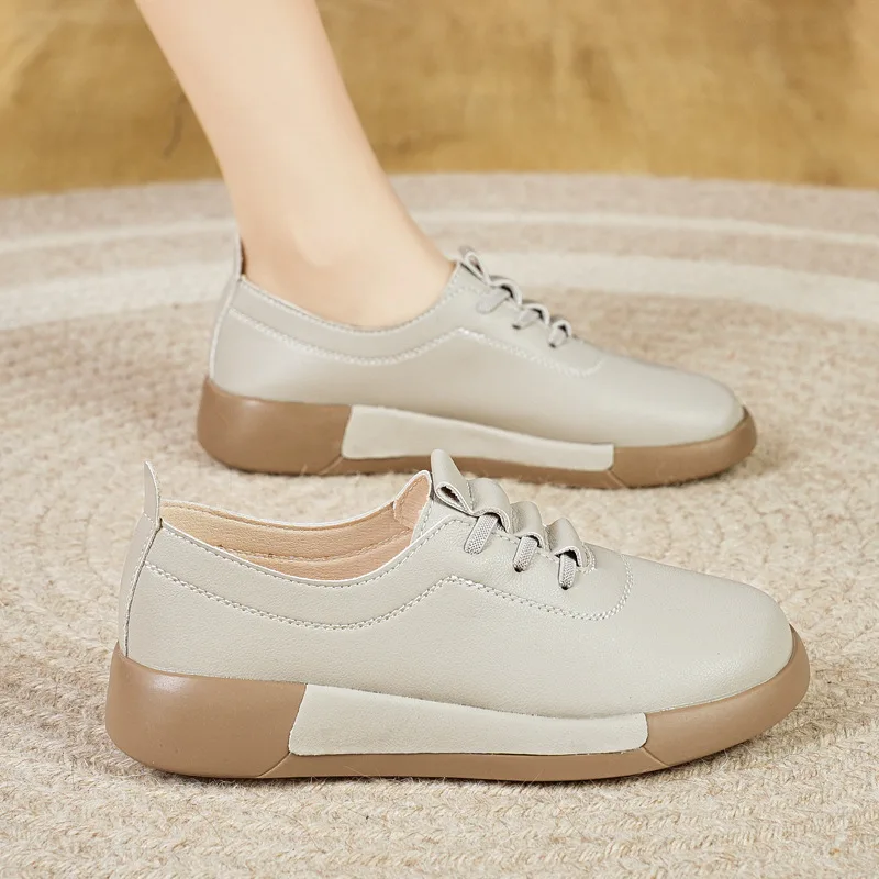 Koznoy 3 см 2025 г. женские туфли на плоской подошве из коровьей кожи осенние