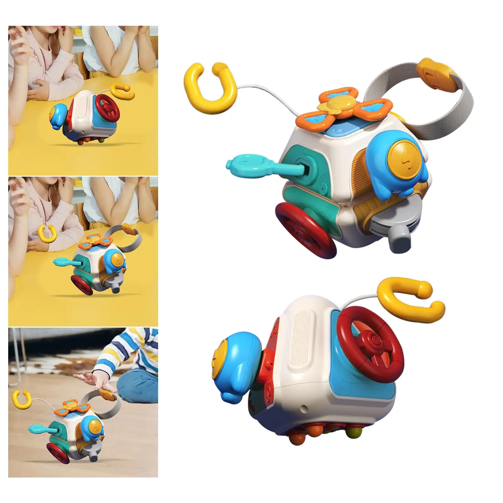 Игрушка Монтессори занятая доска игровой центр игрушка обучающая кубик для