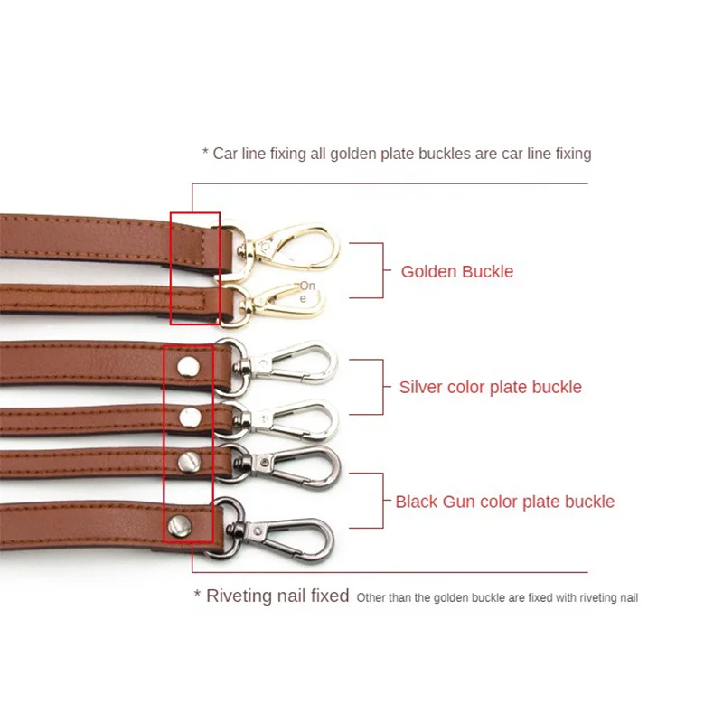 Fashion PU Leather Bag Strap High Quality Shoulder Strap Bag Accessories Narrow Bag Strap Hot Fashion Shoulder Bag Parts