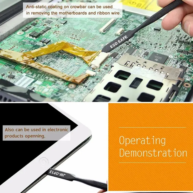 JAKEMY Безопасный Металлический Набор Ручных Инструментов Для Ремонта Телефона -