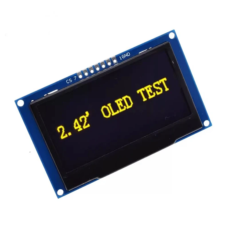 2 42-дюймовый 4-дюймовый модуль OLED-дисплея 128x64 ЖК-модуль HD-экрана SSD1309 7-контактный