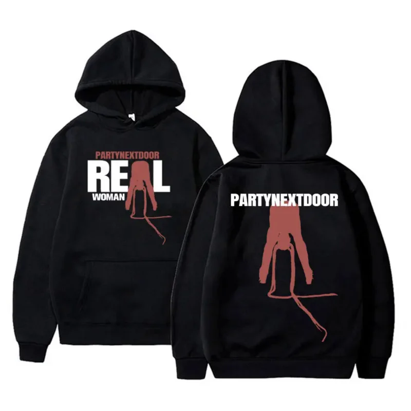 Рэпер Partynextdoor Real Woman Обложка альбома Толстовка с графическим рисунком Мужчины