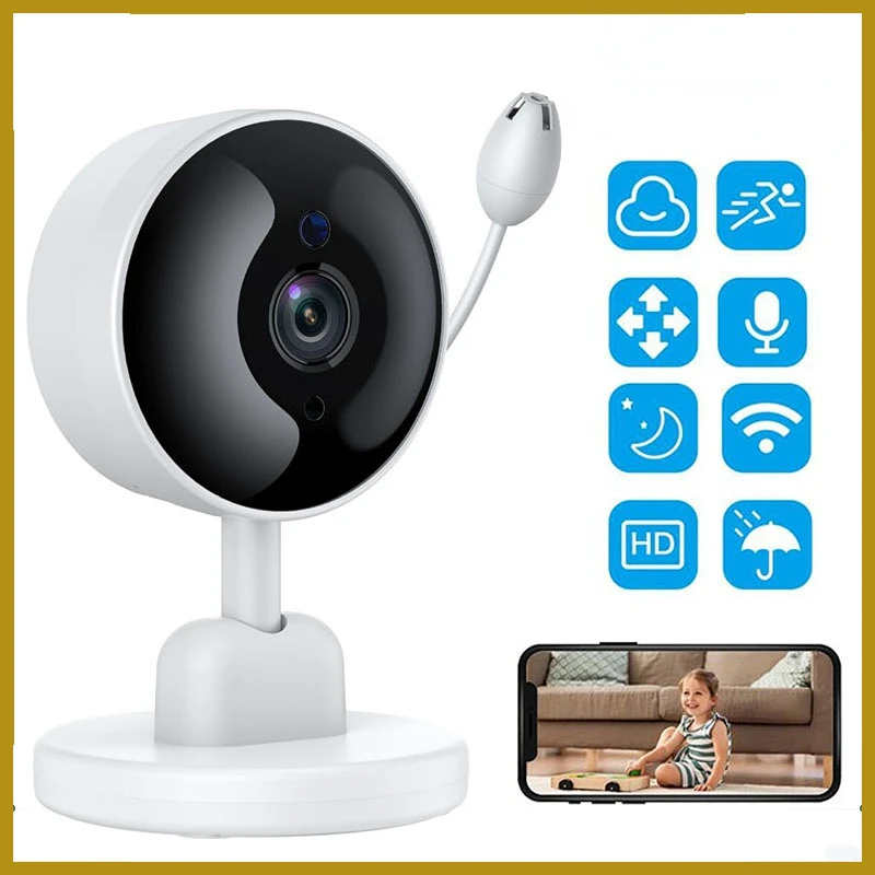 

Wifi детская камера 3 Мп HD беспроводной монитор с ночным видением двухстороннее аудио камера видеонаблюдения Babyphone умная камера няня