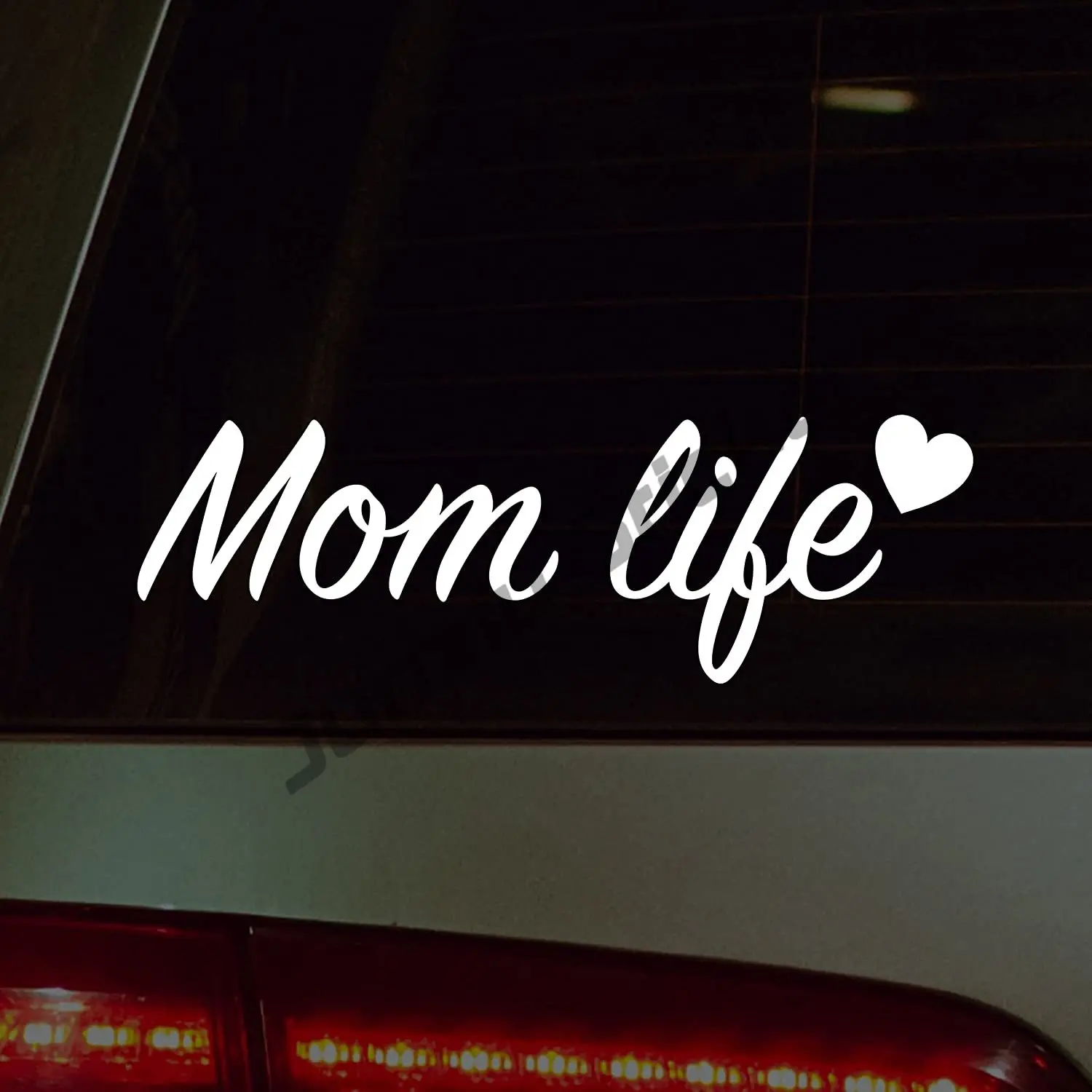 

Mom Life Car Stickers for Women or Mom Car Decal White Vinyl Decals Para Carros Great Gift for Moms or Mom Life Stickers for Car