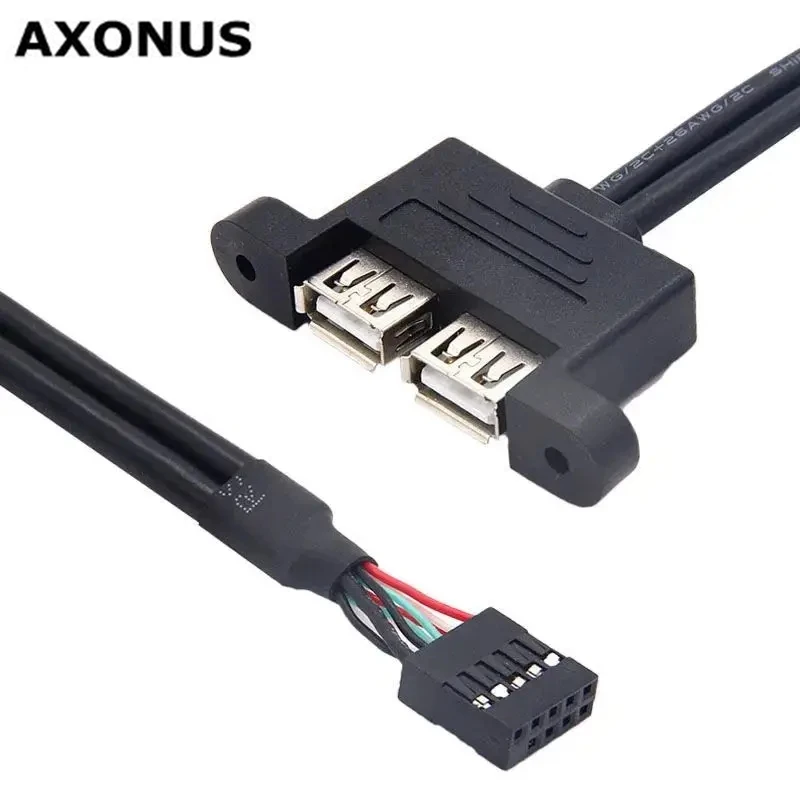 Основная плата Кабель с 9-контактным отверстием к USB 2.0 и фиксированным