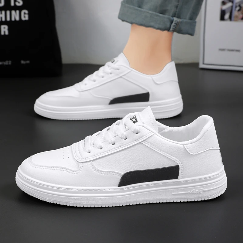 

Men Shoes Lace-up Breathable Fashion Spring and Autumn Casual Versatile Sneakers Trendy Lightweight Men's Vulcanize Shoes 2023
