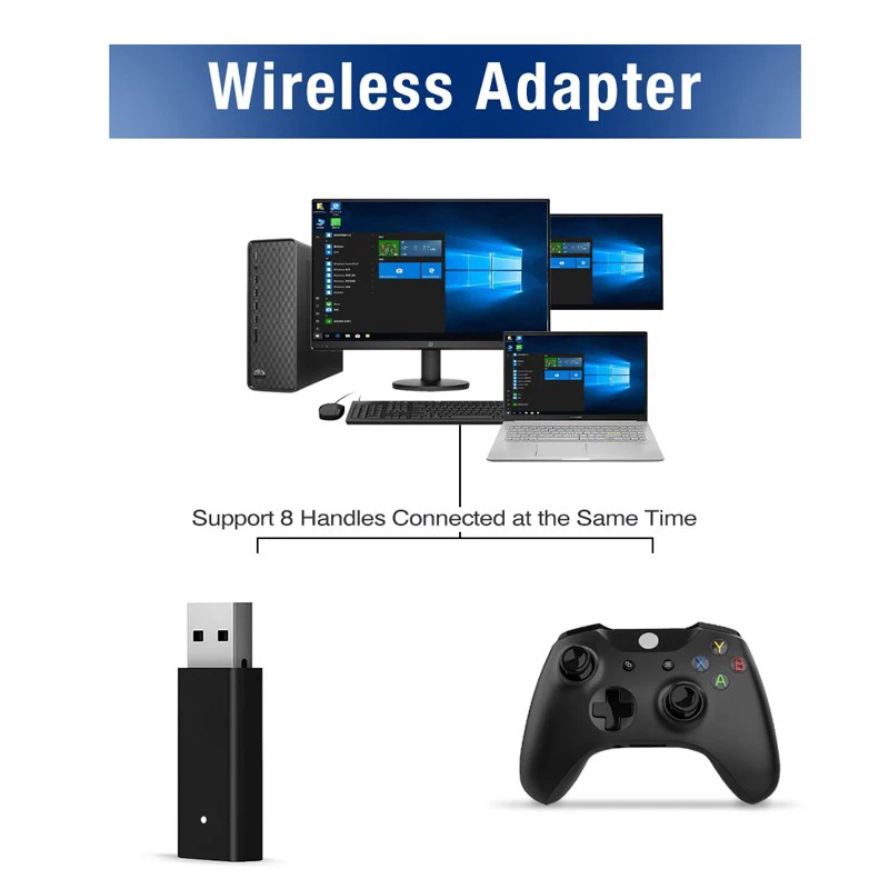 Беспроводной адаптер для Xbox One подходящий контроллера X/S элитная Серия USB
