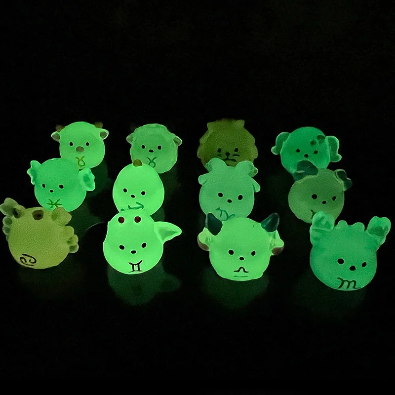 Светящаяся в темноте Смола 12 знаков зодиака созвездий 3D светящаяся кукла