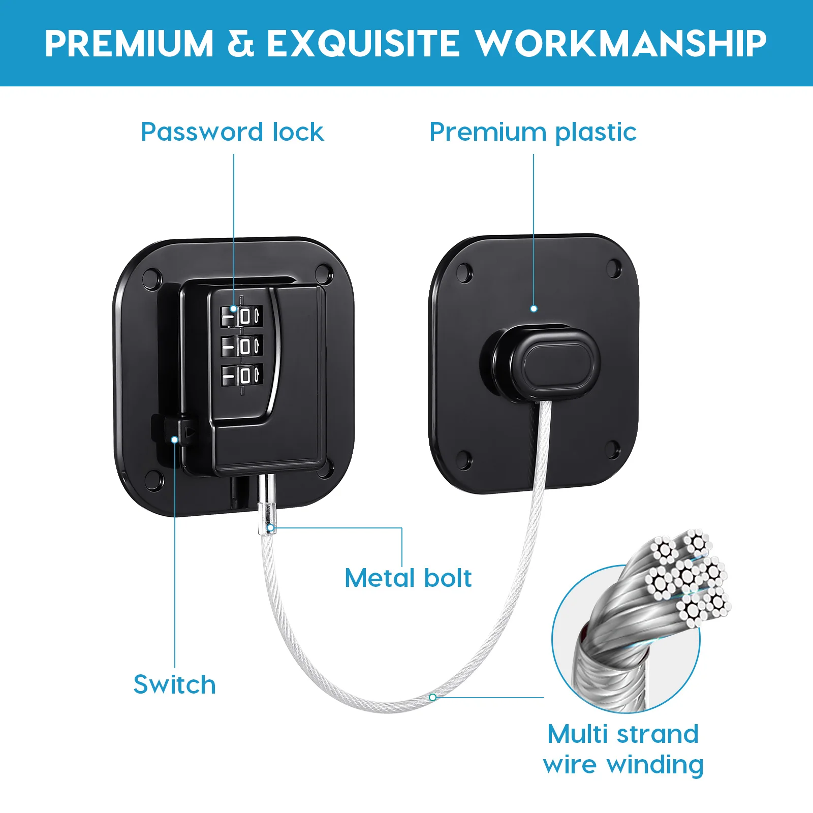 Замок холодильника дверца шкафа для мини-номер пароль замки морозильная камера