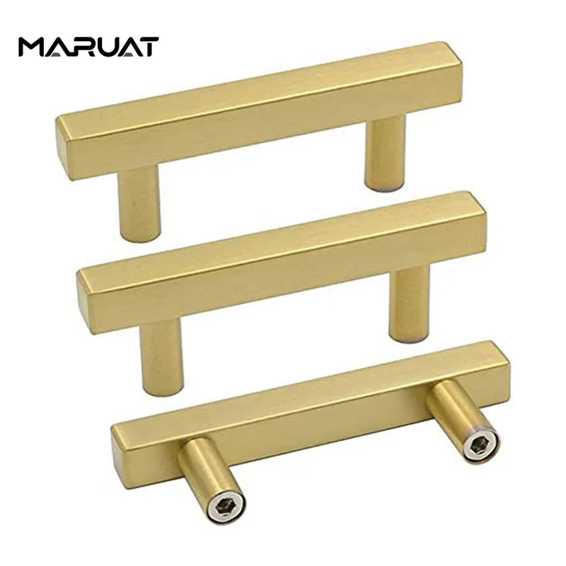 Матовая искусственная ручка американская зеркальная для кухонных шкафов