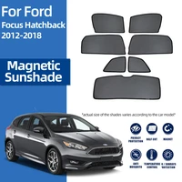 for ford focus hatchback mk3 2010 2019 front windshield car sunshade shield rear side window sun shade visor magnetic curtain