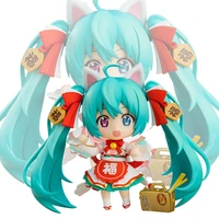 pre sale gsc genuine good smile hatsune miku lucky cat cute joints movable anime action figures toys for boys girls kids gifts