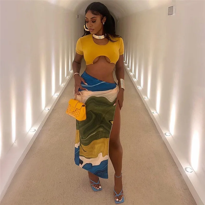 

Женское облегающее платье-макси в стиле пэчворк