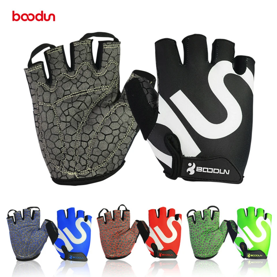 1 пара велосипедных перчаток для горного велосипеда перчатки с открытыми пальцами для фитнеса спортивные силиконовые гелевые Нескользящие дышащие дорожные велосипедные перчатки