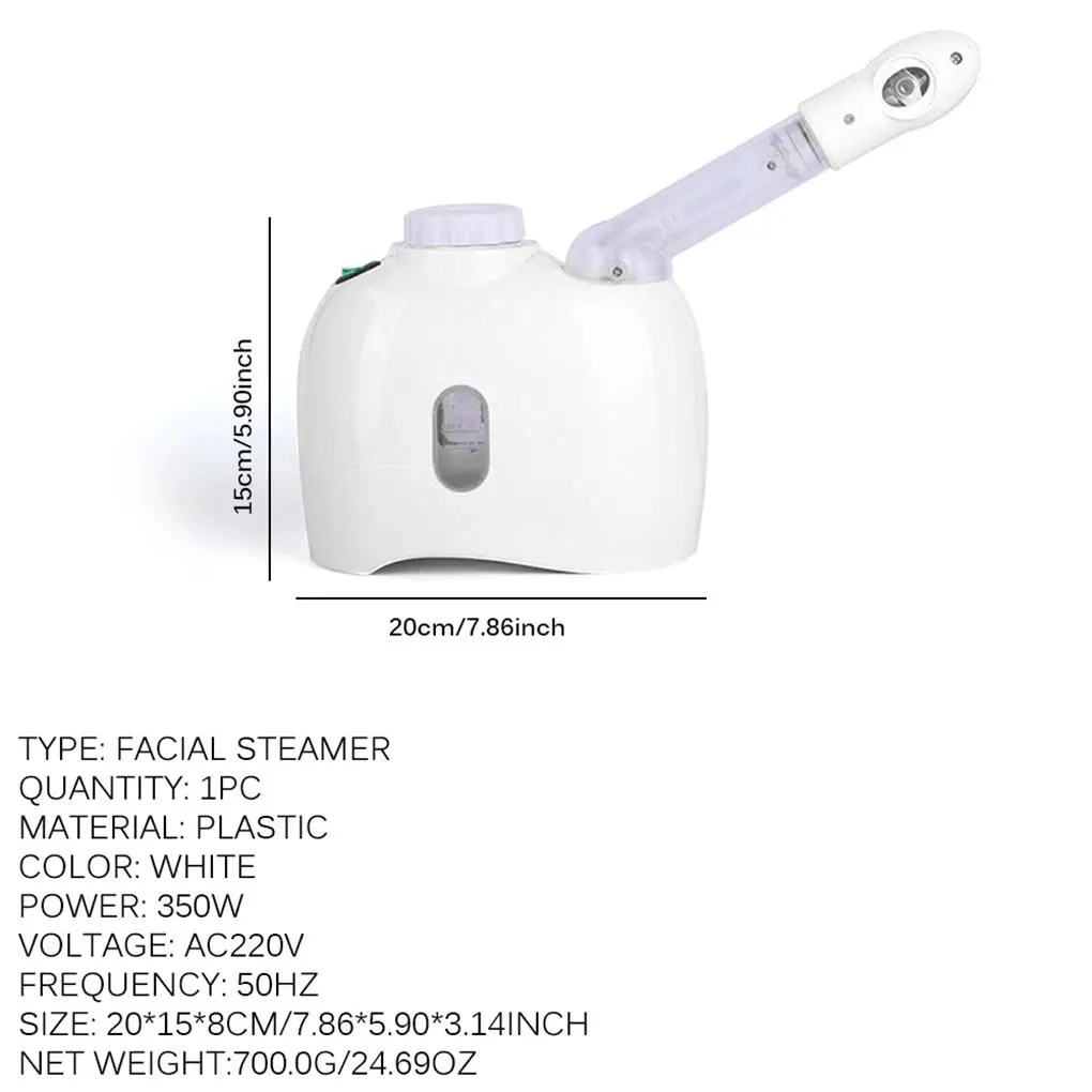 

Women Portable Adjustable Facial Steamer Household Office Spa Aroma Herbal Diffuser Mist Sprayer Face Steaming Machine