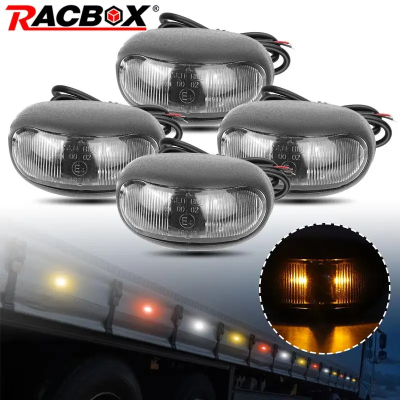 12 В 24 двухсторонний габаритный фонарь 2 светодиодных указателя поворота