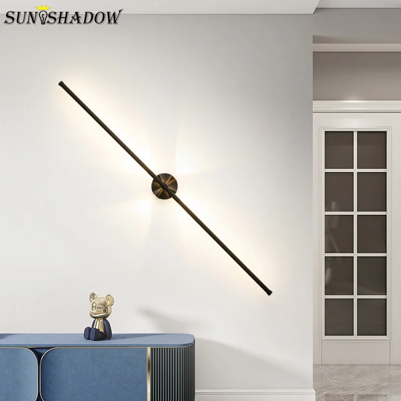

60 80 100 120cm Large Led Wall Lamp Modern Sconce Wall Light Led Lustres Living room Dining room Bedside Light Bedroom Wall Led
