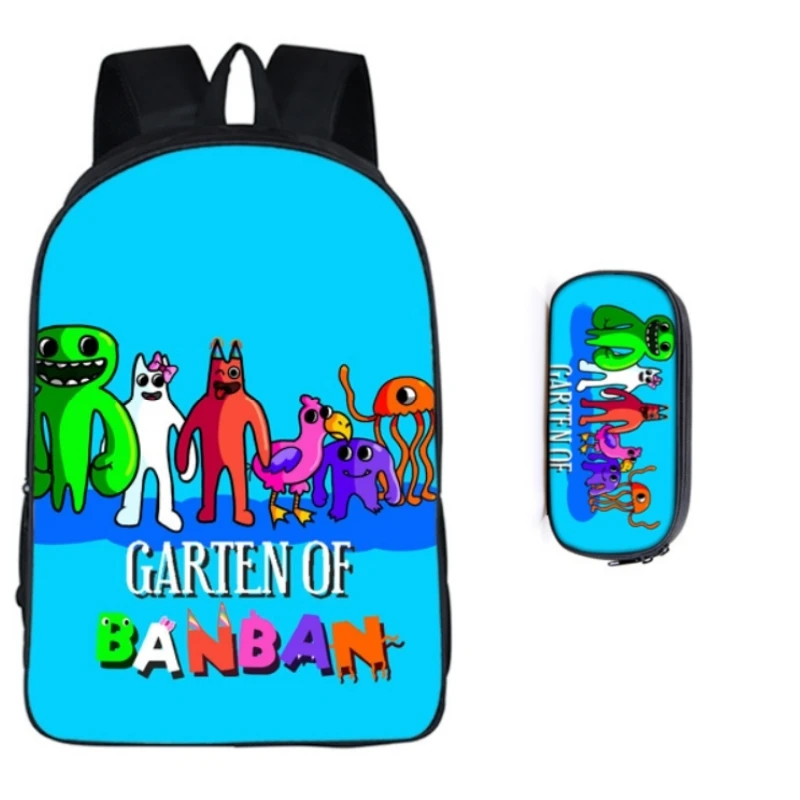 

Garten of Banban Class Bag Game Backpack Pencil Bag Schoolbag Boys Girls Anime Cartoon School Bag Mochila Children's Toys Gifts