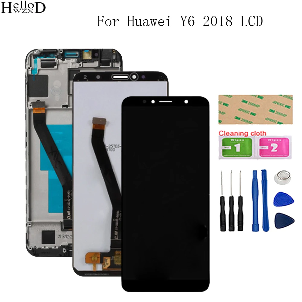 

Оригинальный ЖК-дисплей для Huawei Y6 2018 ЖК-сенсорный экран дигитайзер в сборе запасные части инструменты для Y6 2018