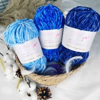 himalaya velvet 12 color options 100 meters100gr finger knitting yarn blanket booties sewing