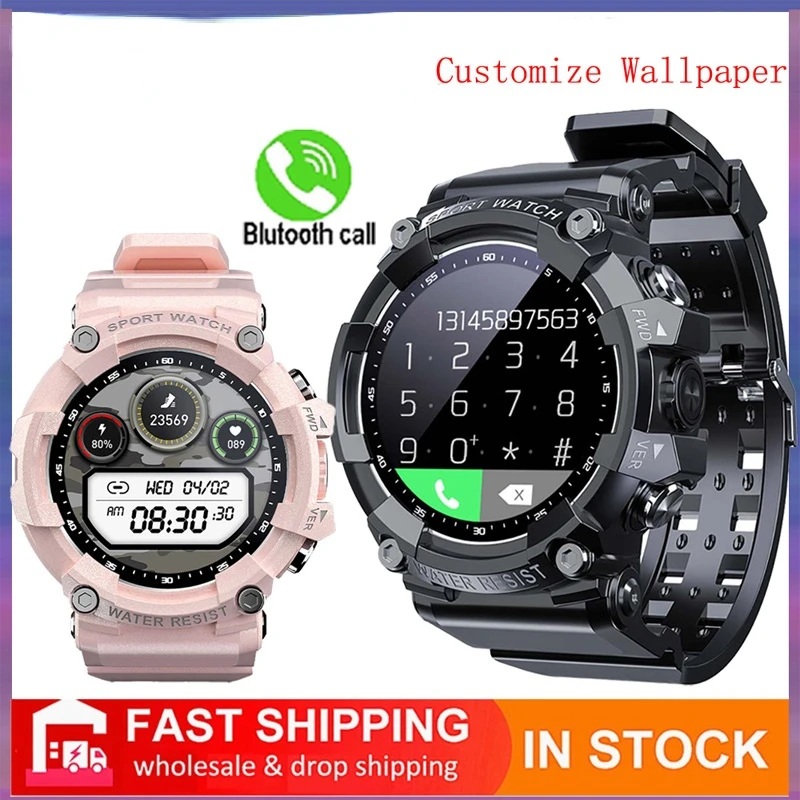 

2022 Smart Watch Men 600 mAh Battery Sport Smartwatch Women Dial Call Custome Wallpaper Blood Pressure Oxygen Heart Rate Monitor