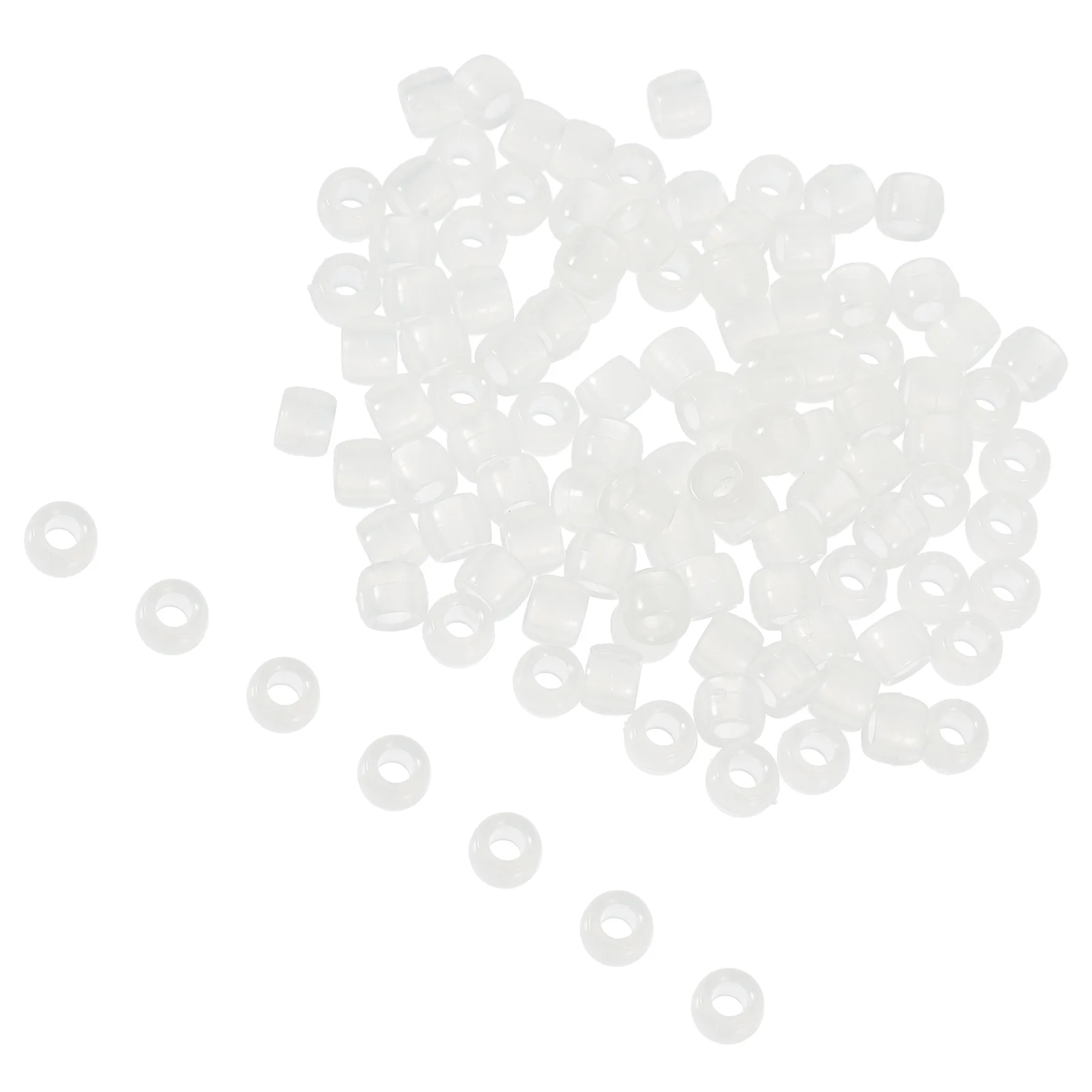 

4 Bags of DIY Acrylic Beads UV Beads Pony Beads Bracelet Making Spacer Beads Bracelet Beads