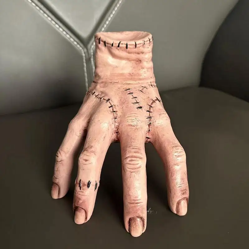 

Wednesday Thing Hand From Addams Family Ornament Latex Figurine Home Decor Desktop Crafts Sculpture Decoration Horror Props