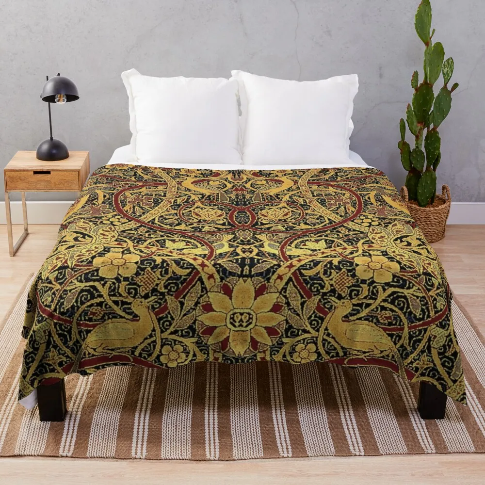 

William Morris Bullerswood Vintage Floral PatternThrow Blanket extra large throw blanket