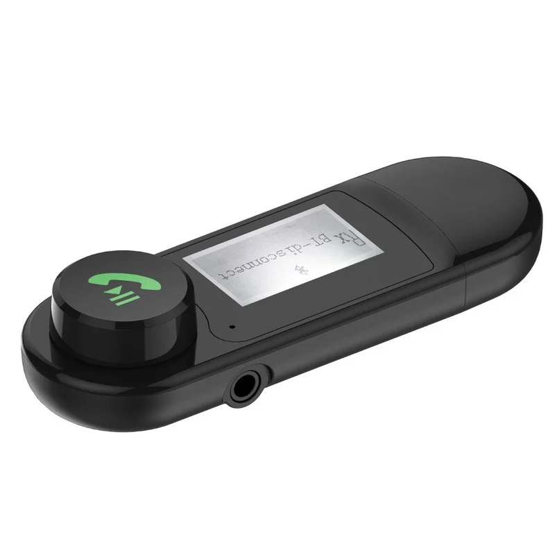 

Car Wireless Bluetooth Receiver USB Music Audio Transmitter Bluetooth with Display 3.5mm Aux Bluetooth 5.0 Car Hands-Free