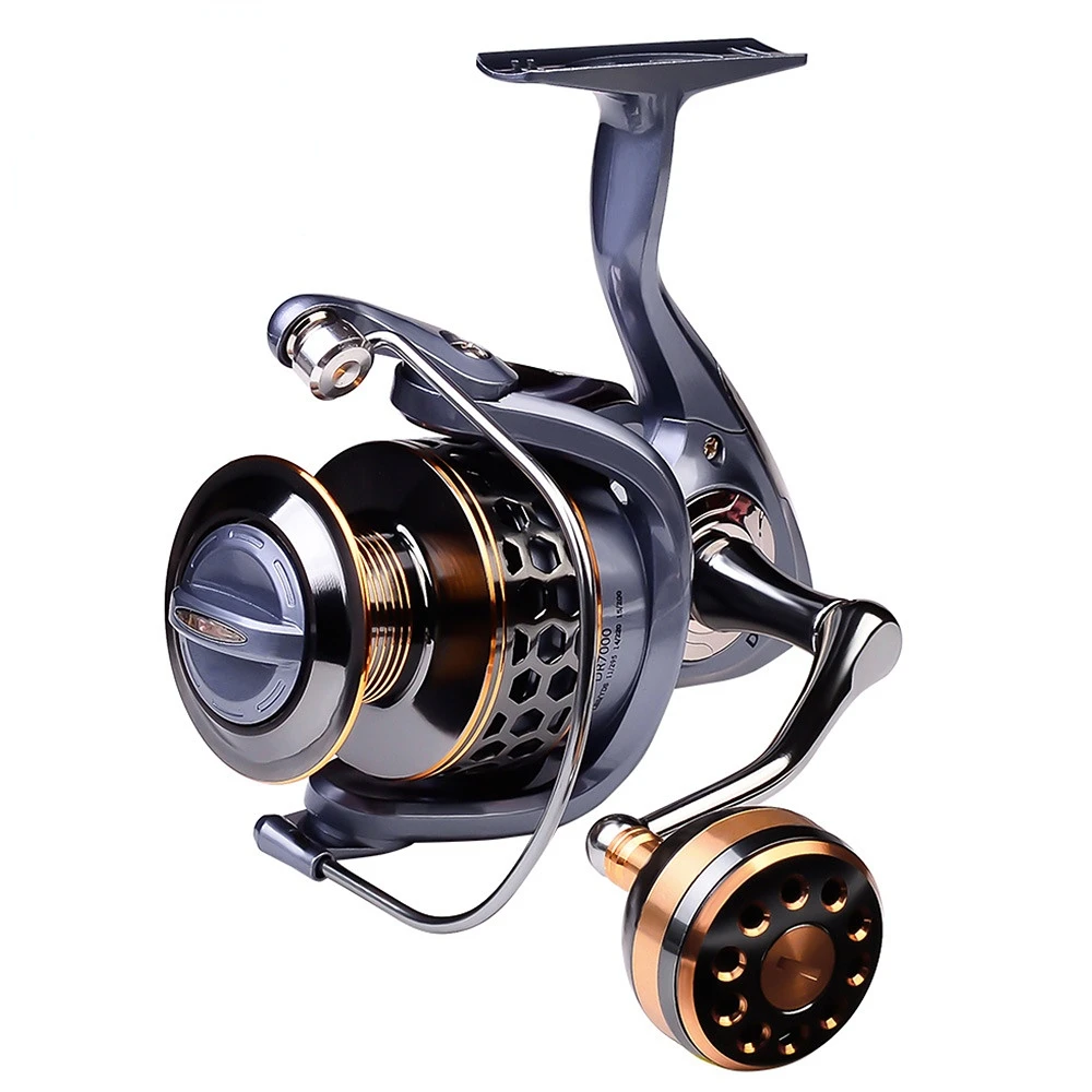 

Fishing Reel 2000-7000 Spinning Reel Metal Spare Spool Saltwater Reel Fishing Accessories Carp Reel Distant Casting Round