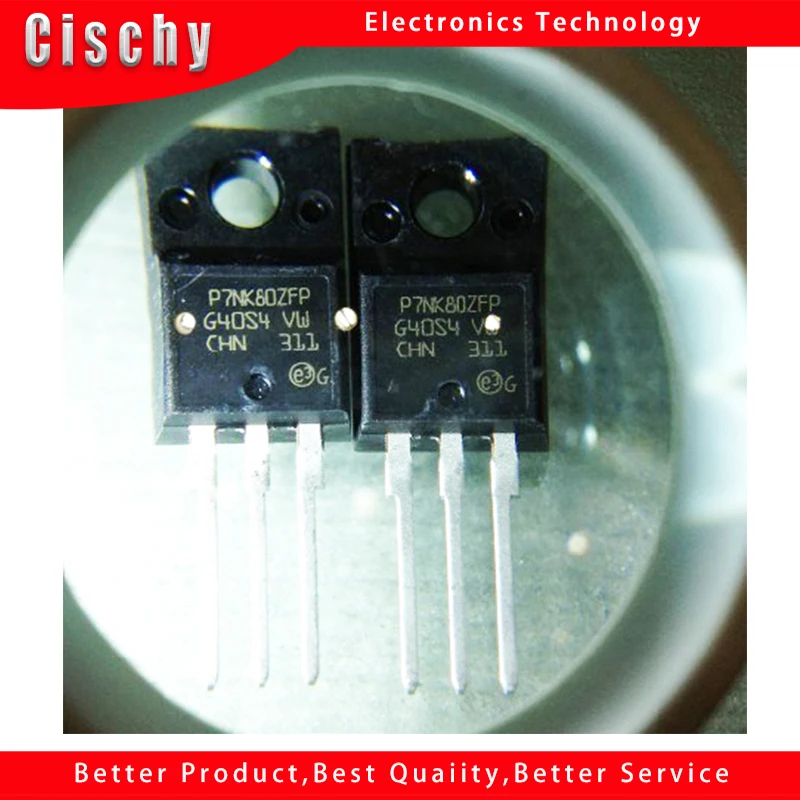 1 шт./лот P7NK80 P7NK80ZFP STP7NK80ZFP p7nk 80 nk80 TO-220F 800V 1.5OHM 5.2A в наличии на складе