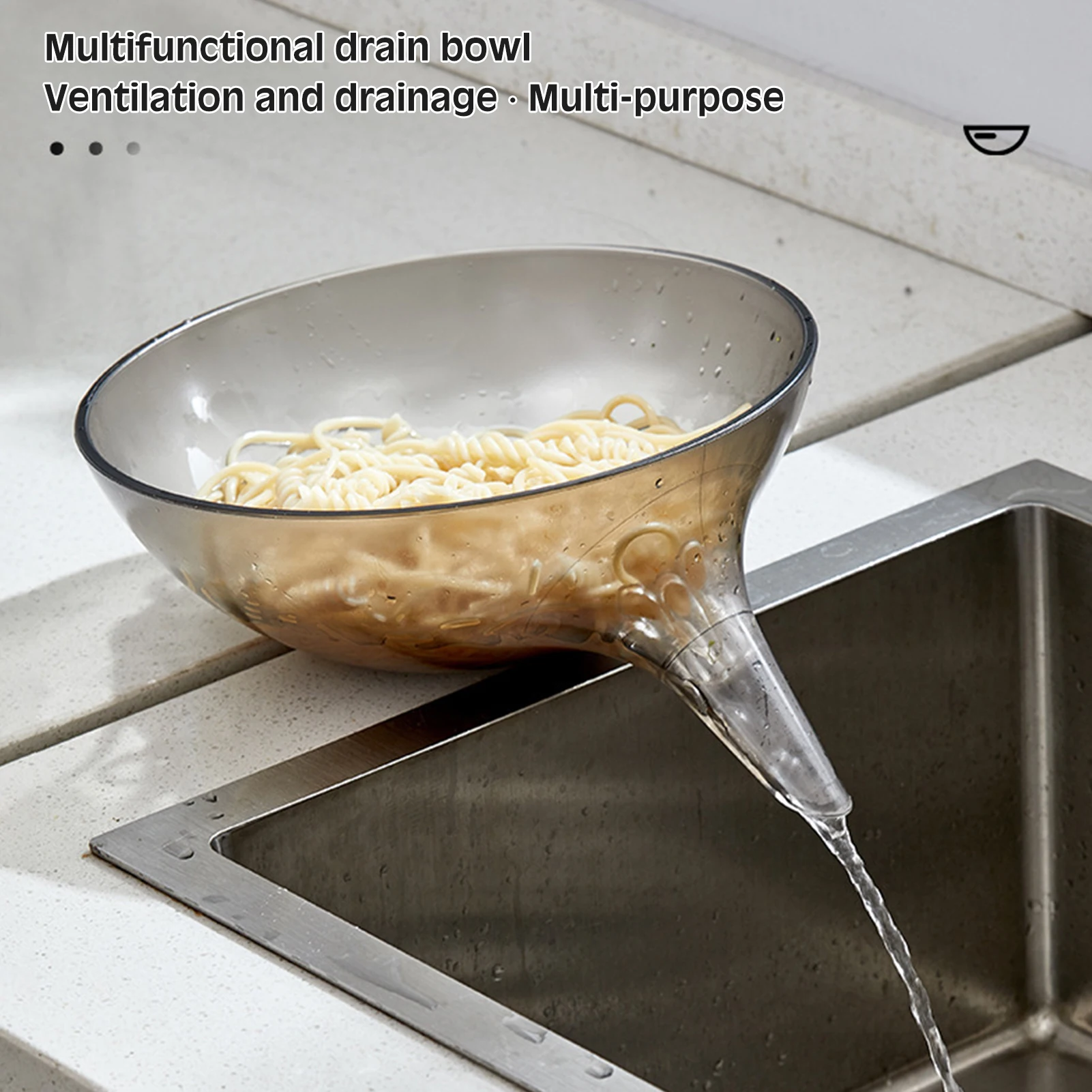 

Kitchen Strainer Storage And Organization Drain Basket Bowl Drainer Vegetable Fruit Tools Plastic Creative Food Colander Baskets